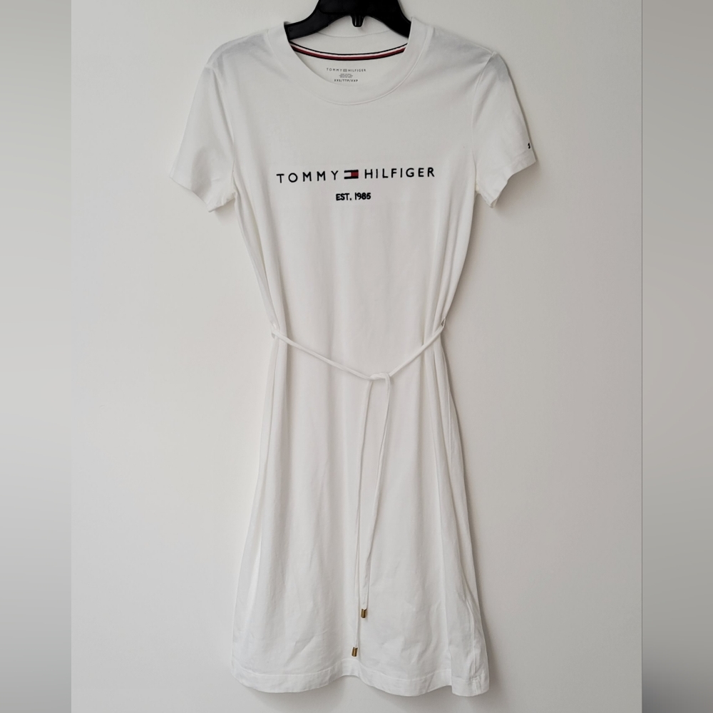 Tommy Hilfiger White T-shirt Dress